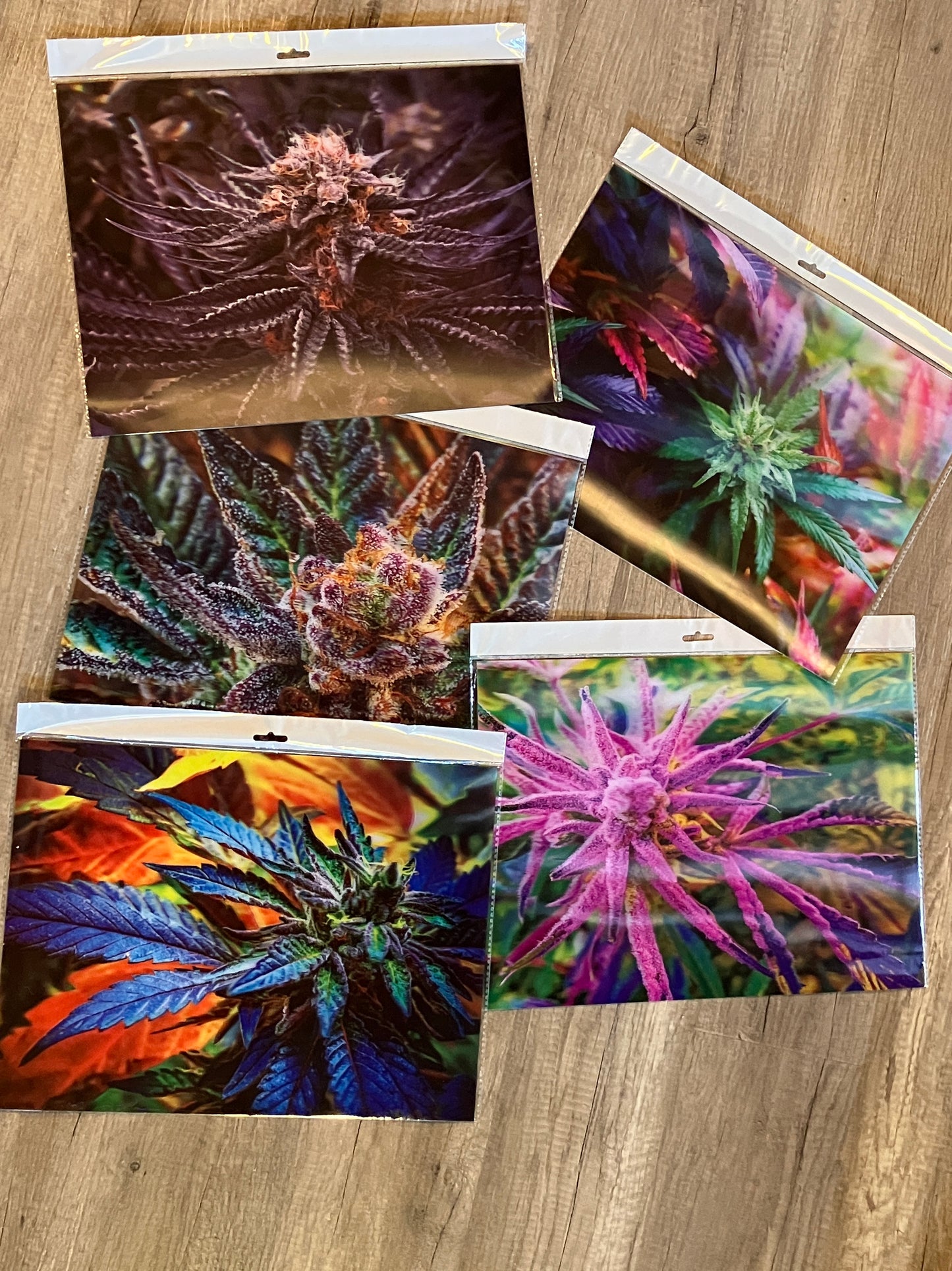 SLURRY CRASHER TRICHOMES 3D LENTICULAR FLAT ART 12" X 16"