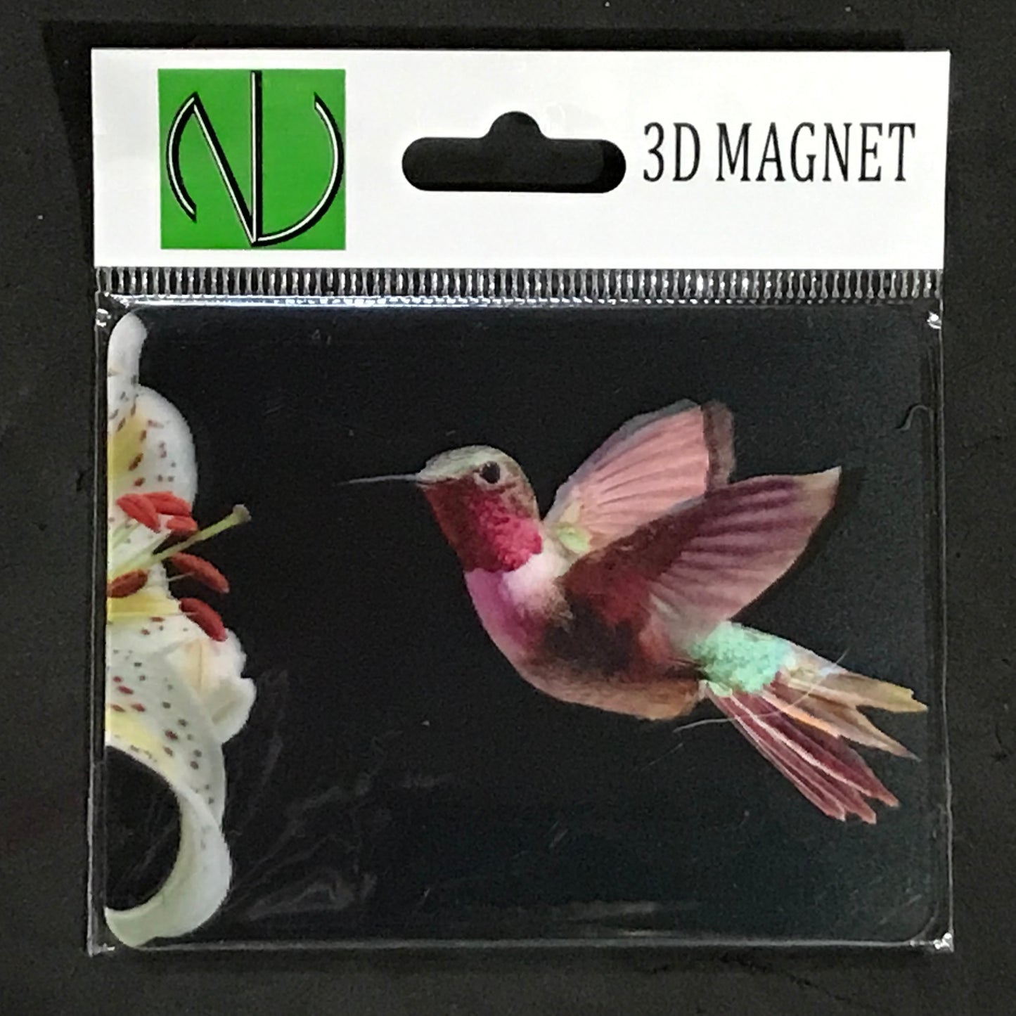HUMMINGBIRD-1 3D LENTICULAR MAGNET 2.75" X 3.5"