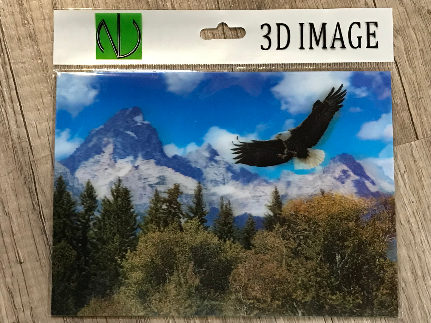 WYOMING EAGLE 3D LENTICULAR FLAT 5" X 7"